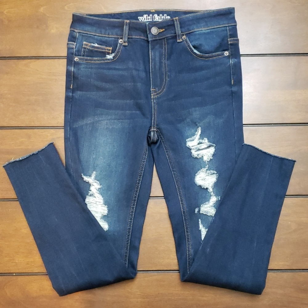WildFable Junior size 2 High Rise Ankle blue Jeans